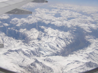The Alps from the air