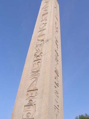 Granite obelisk of Theodosius, carved in Egypt @ 1450 BC.