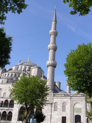 Minaret at the Blue Mosque