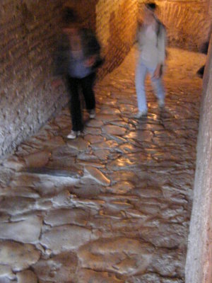 Passageway to the second floor