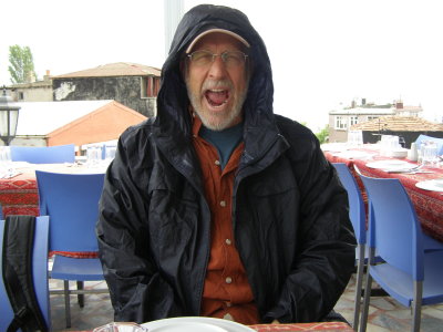 It was cold...and Bob was suffering from jet lag.