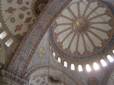 Views inside the mosque