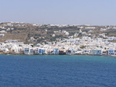 Mykonos from the sea