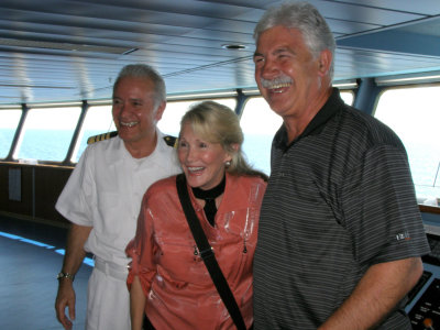 The Captain with Susan and Steve