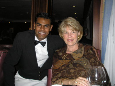 Nancy with Ravi, from India