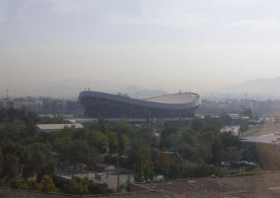 Stadium erected for the Olympics
