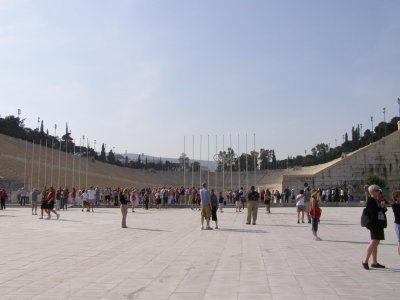 One of the Olympic stadiums