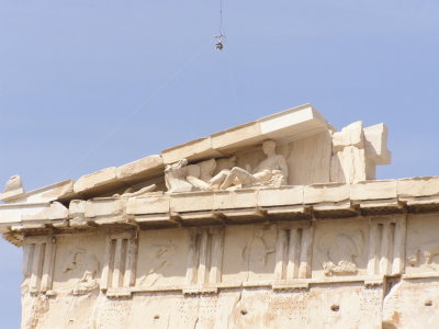 Details from the top of the Parthenon