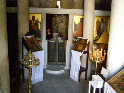 Interior of church