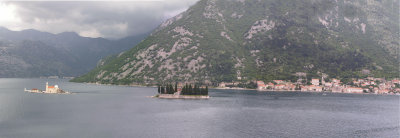 Islands coming into Kotor