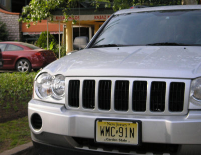 A car from New Jersey!