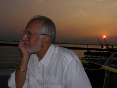Sunset, our last evening in Venice and the ending of our cruise.