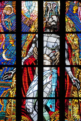 146 PRAGUE, St Vitus Cathedral window
