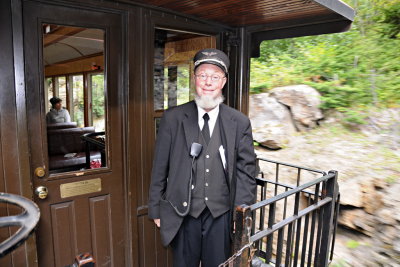 64 White Pass Railway conductor