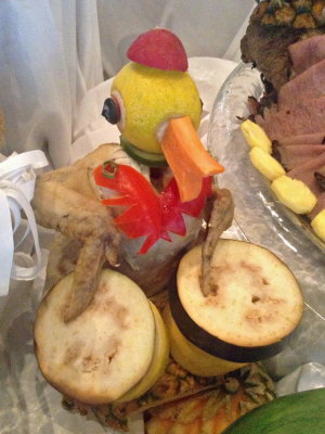 10 Decorated chicken drummer