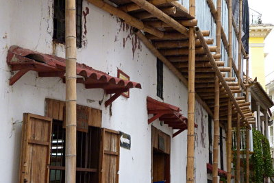 162 Cartagena, scaffolding