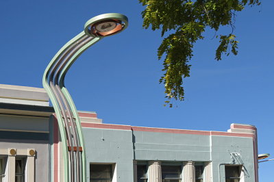 276 Napier, art deco light