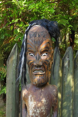 294 Rotorua, New Zealand, Mitai Maori totem