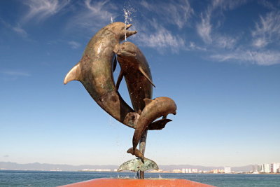 4 Puerto Vallarta, dolphin art