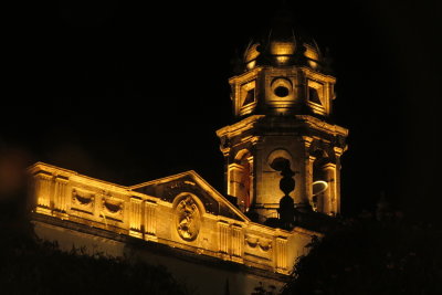 36 Guadalajara Basilica at night