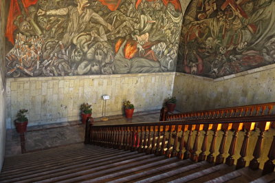 47 Guadalajara, Palacio de Gobierno, Orozco mural 