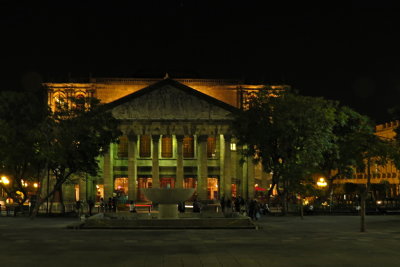 65 Guadalajara, Teatro Degollado at night