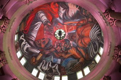 143 Guadalajara, Museo de Las Artes, Orozco mural