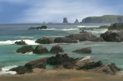 shoreline, Newfoundland