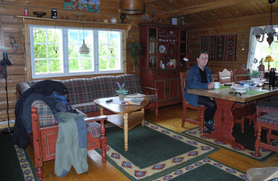 vran stuga/ our log house.