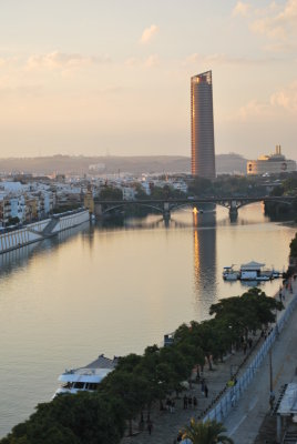 Torre Sevilla from Torre del Oro