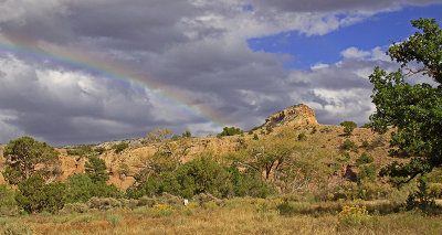 VIEW OF RAINBOW AT GHOST RANCH