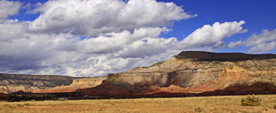 VIEW FROM CABIN: PORTA DEL SOLE & CHIMNEY ROCK