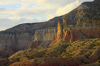 CHIMNEY ROCK AT SUNDOWN