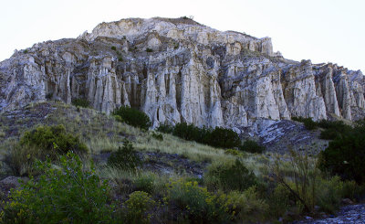 VALLEY WALL IN TWILIGHT
