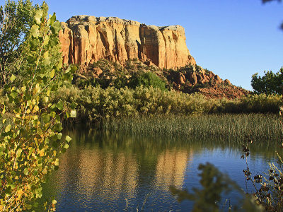 KITCHEN MESA REFLECTED AT SUNDOWN