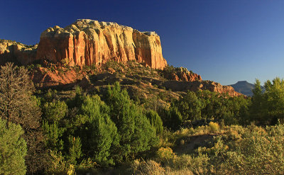 KITCHEN MESA AND CERRO PEDERNAL MT. IN DISTANCE