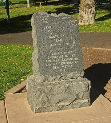 PLAZA: END OF SANTA FE TRAIL