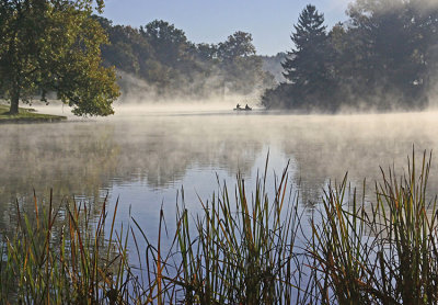 HUDSON SPRINGS PARK IN THE EARLY MORNING