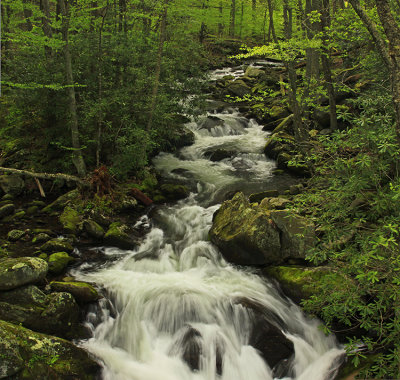 FLOWING MOUNTAIN STREAM