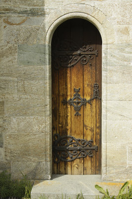 OLD STONE CHURCH DOOR
