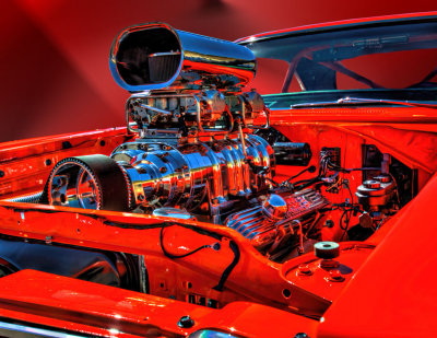 '68 Plymouth GTX Engine