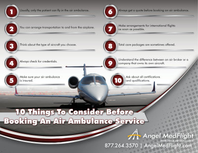 10 Things To Ask An Air Ambulance Company