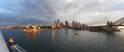 Passing the Sydney Opera House 