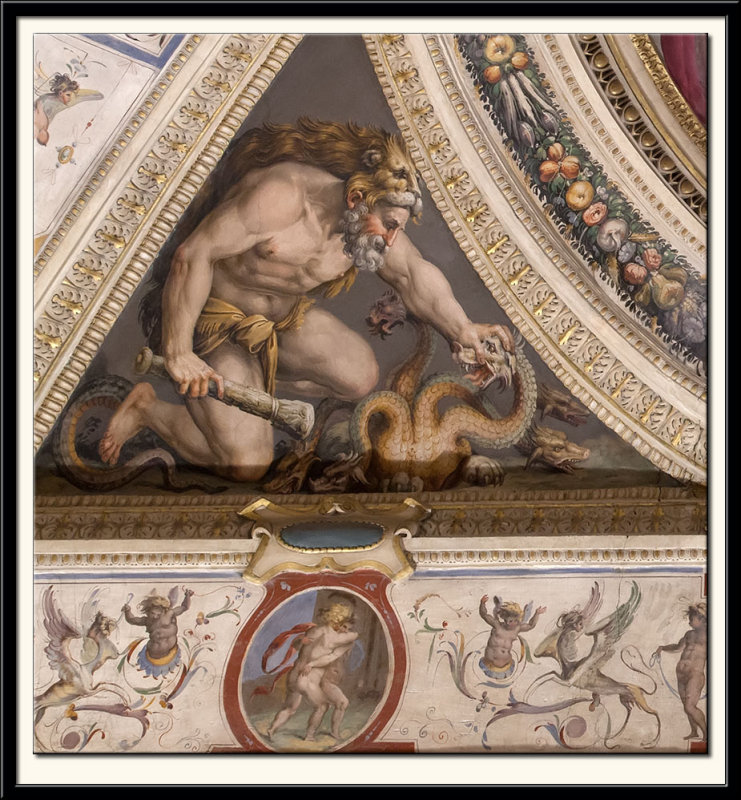 Ceiling Painting Detail