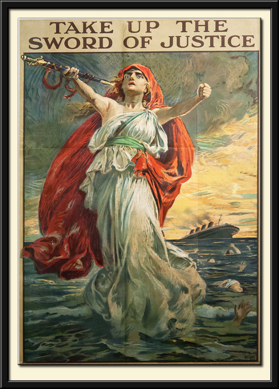 First World War propaganda poster, 1915