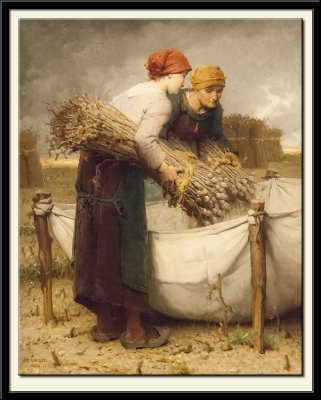 Femmes aux champs ou La cueillette des fleurs de pavot, 1882