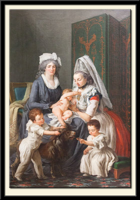 La comtesse d'Herbouville ses enfants et leur nourrice cauchoise, 1804-6