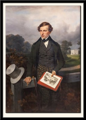 Portrait de Gustave Maupassant pere, 1838