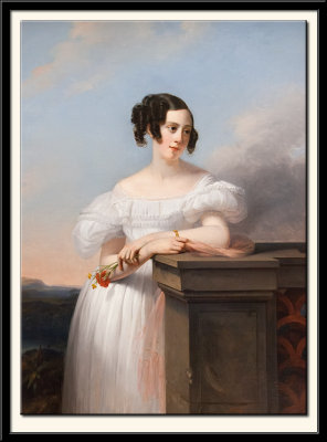 Portrait de Madame Francis Vaussard ne Elizabeth-Adlaide Cavallier
