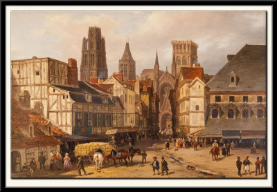 Place de la Haute-Vielle Tour a Rouen, 1824